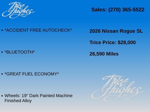 Used 2026 Nissan Rogue SL AWD/4WD image 7