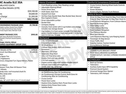 Used 2023 GMC Acadia SLE w/ Driver Convenience Package AWD/4WD image 25