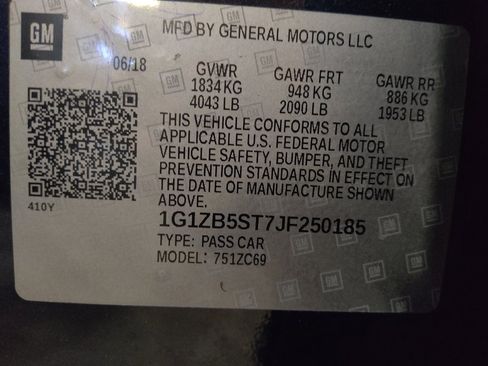 Used 2018 Chevrolet Malibu LS w/ LPO, Convenience Package 1 FWD image 33