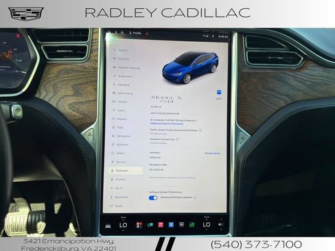 Used 2017 Tesla Model X 75D AWD/4WD image 9