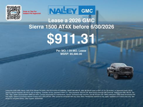 New 2026 GMC Sierra 1500 AT4X w/ LPO, Black Badging Package AWD/4WD image 3