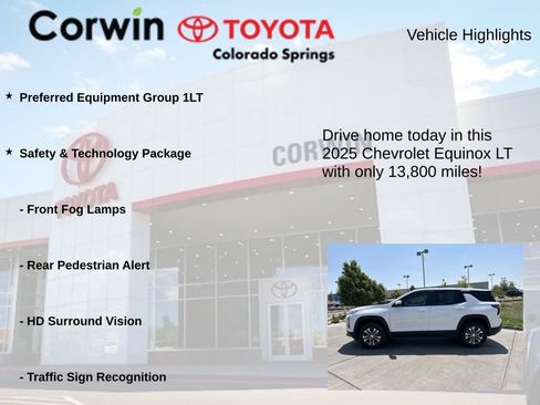 Used 2025 Chevrolet Equinox LT w/ Safety and Technology Package FWD image 6