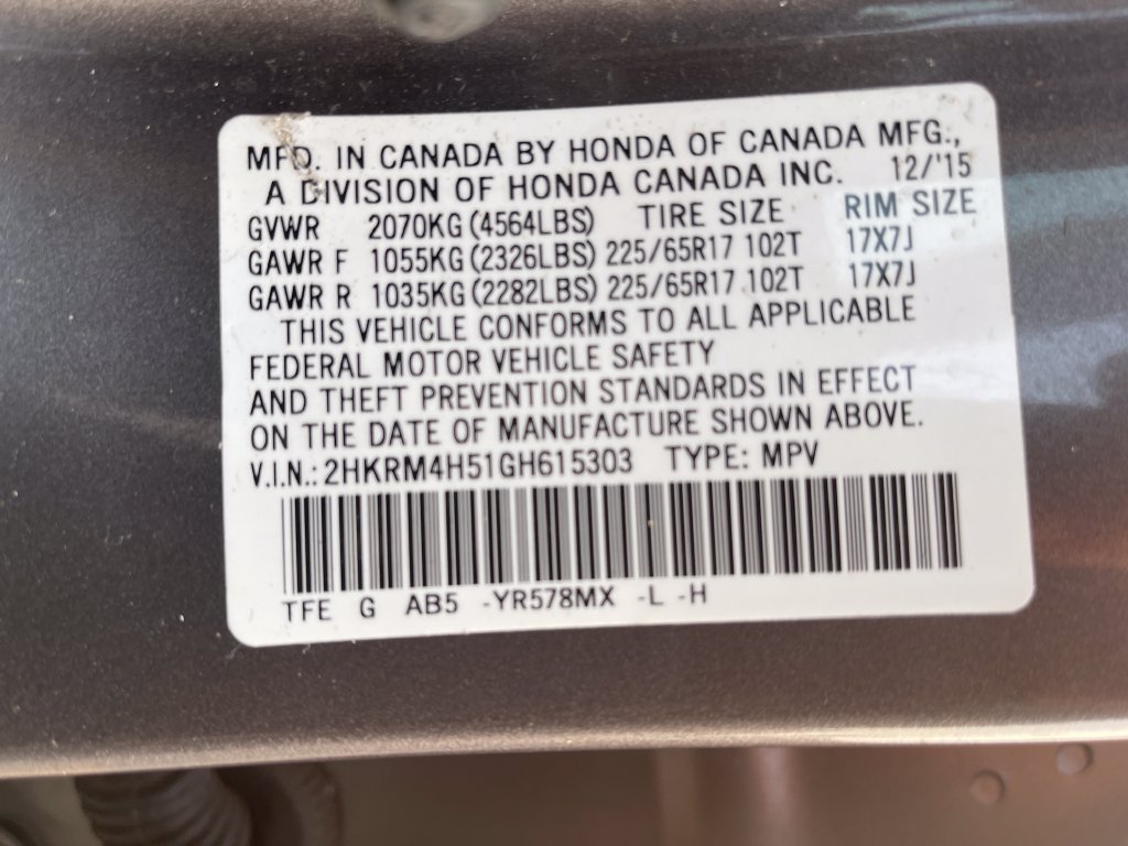 Used 2016 Honda CR-V EX image 35