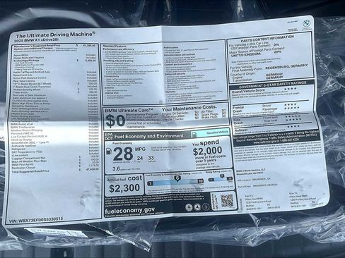 New 2025 BMW X1 xDrive28i w/ Technology Package image 18