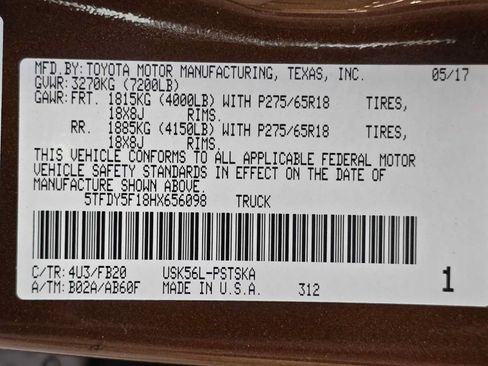 Used 2017 Toyota Tundra SR5 w/ TRD Off Road Package AWD/4WD image 29