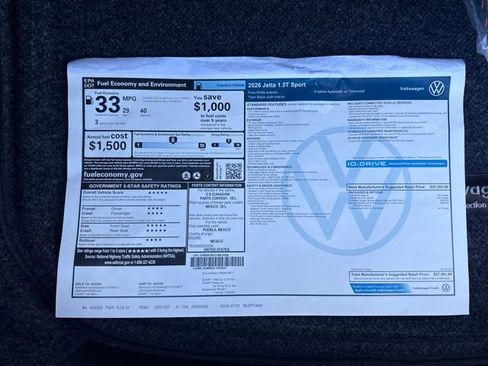 New 2026 Volkswagen Jetta Sport FWD image 14