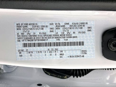 New 2026 Ford F250 XL AWD/4WD image 8