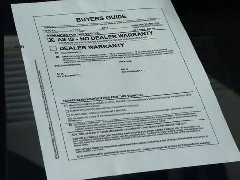 Used 2018 Toyota Yaris LE w/ Carpet Mat Package image 44