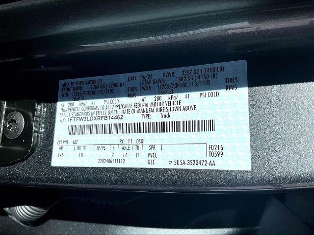Used 2024 Ford F150 XLT w/ Equipment Group 302A MID AWD/4WD image 34