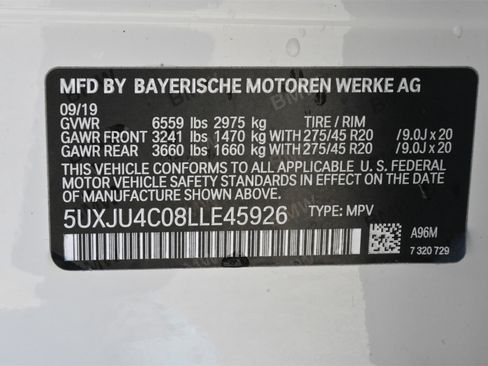 Used 2020 BMW X5 M50i w/ Executive Package image 31