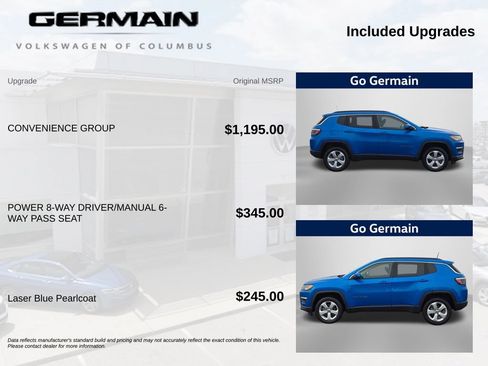 Used 2021 Jeep Compass Latitude w/ Convenience Group AWD/4WD image 8