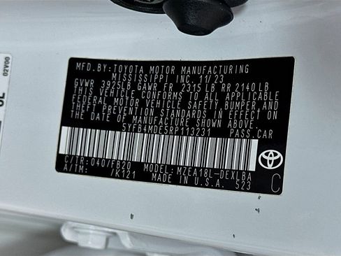 Certified 2024 Toyota Corolla LE FWD image 31