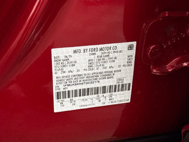 New 2026 Ford Explorer ST-Line w/ ST-Line Street Pack AWD/4WD image 26
