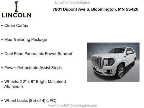 Used 2024 GMC Yukon Denali w/ Max Trailering Package AWD/4WD image 5