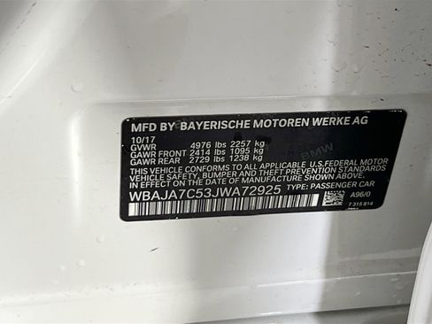 Used 2018 BMW 530i xDrive AWD/4WD image 32
