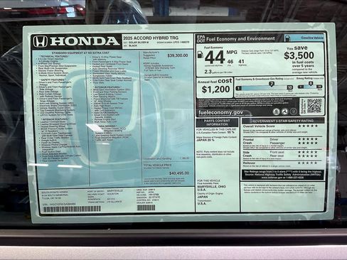 New 2025 Honda Accord Touring image 21