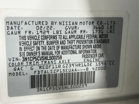 Used 2022 Nissan Kicks SV image 35