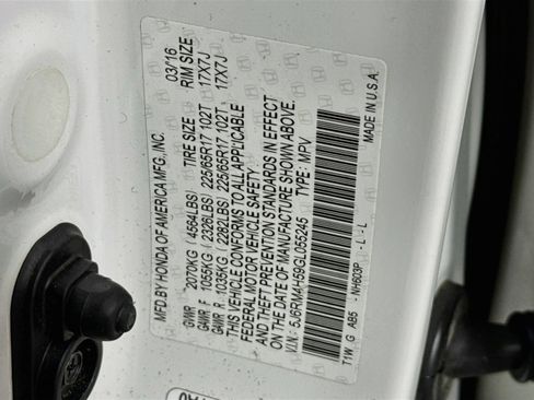 Used 2016 Honda CR-V EX image 28