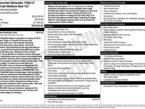 Used 2016 Chevrolet Silverado 1500 LT w/ Trailering Package image 4