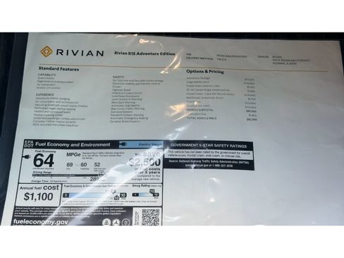Used 2023 Rivian R1S Adventure AWD/4WD image 7