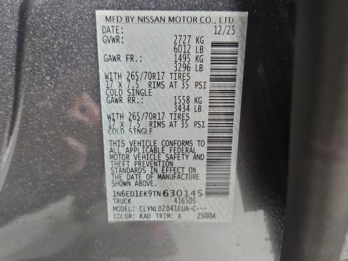 New 2026 Nissan Frontier PRO-4X image 28