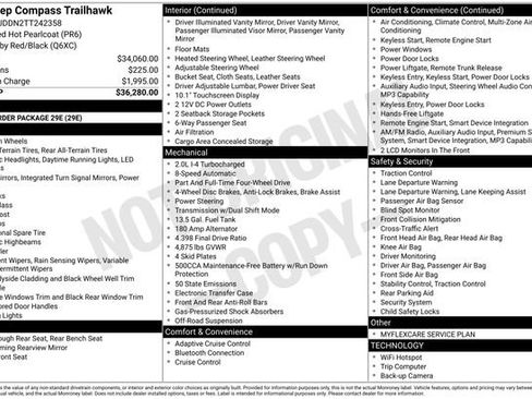 New 2026 Jeep Compass Trailhawk AWD/4WD image 5