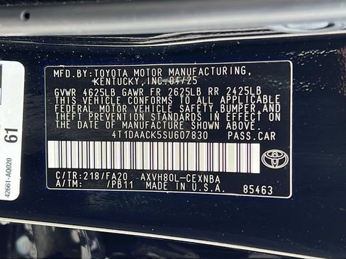 Used 2025 Toyota Camry LE w/ Convenience Package FWD image 22