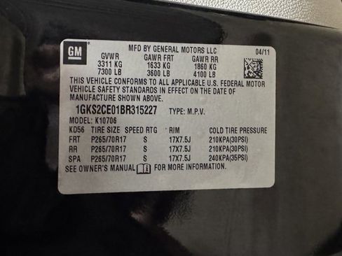 Used 2011 GMC Yukon SLT w/ SLT-2 Equipment Package image 38