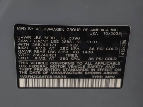 New 2026 Volkswagen Atlas SEL Premium R-Line image 45