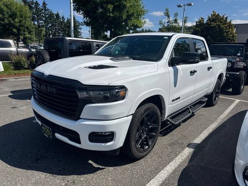 Used 2025 RAM 1500 Laramie w/ Night Edition AWD/4WD image 2