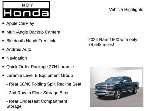 Used 2024 RAM 1500 Laramie AWD/4WD image 8