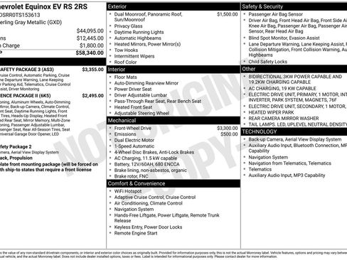 New 2026 Chevrolet Equinox EV RS w/ Active Safety Package 3 AWD/4WD image 6
