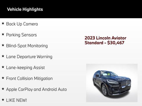 Used 2023 Lincoln Aviator 2WD image 5