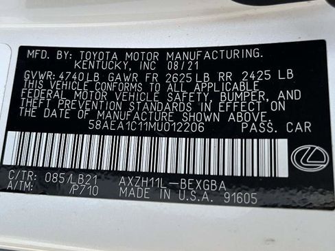 Used 2021 Lexus ES 300h w/ Accessory Package 2 image 36