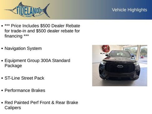 Used 2025 Ford Explorer ST-Line w/ ST-Line Street Pack image 11