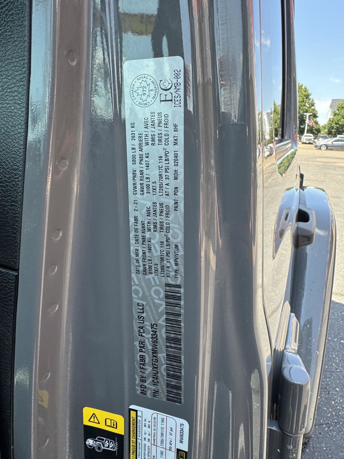 Used 2021 Jeep Wrangler Unlimited Rubicon w/ Uconnect 4C Nav & Sound Group AWD/4WD image 29