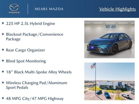 Used 2026 Toyota Camry SE w/ Convenience Package image 2