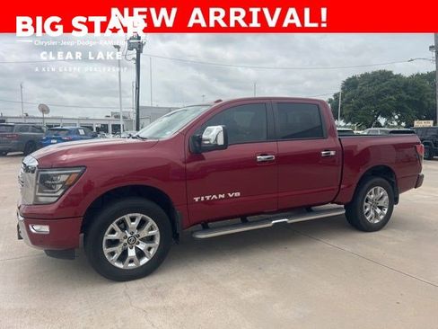 Used 2020 Nissan Titan SL w/ Moonroof Package AWD/4WD image 1