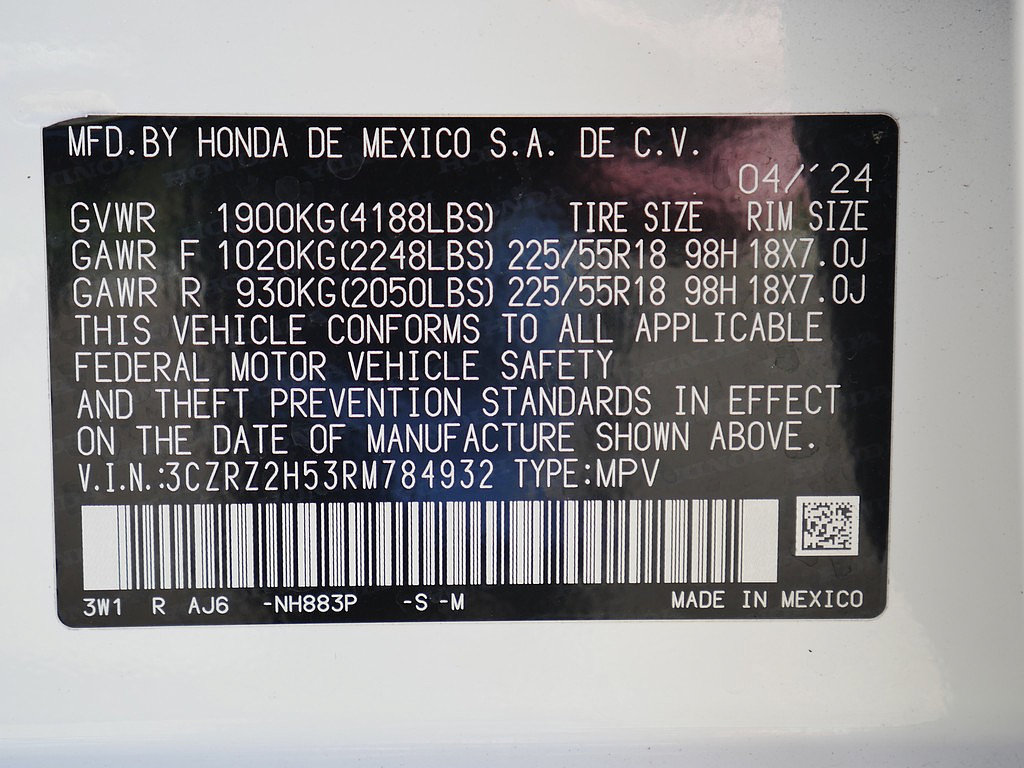 Used 2024 Honda HR-V Sport image 55