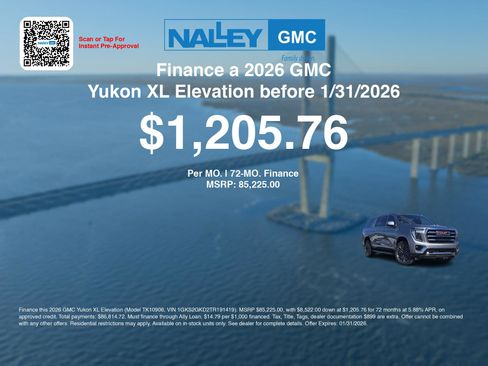 New 2026 GMC Yukon XL Elevation image 7