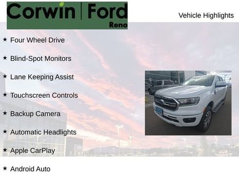 Used 2021 Ford Ranger Lariat w/ Trailer Tow Package AWD/4WD image 7