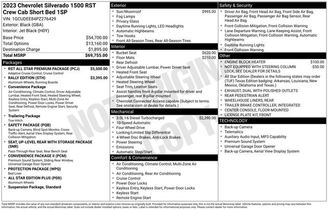 Certified 2023 Chevrolet Silverado 1500 RST w/ RST All Star Premium Package AWD/4WD image 34