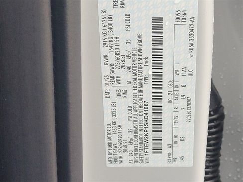 New 2025 Ford F150 STX w/ Equipment Group 200A image 17