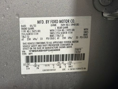 Used 2023 Ford Explorer 4WD image 33