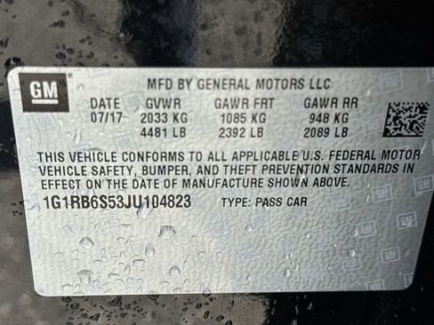 Used 2018 Chevrolet Volt Premier w/ Driver Confidence Package image 33