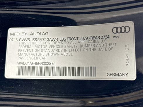 Used 2017 Audi S5 3.0T Cabriolet w/ Technology Package image 43