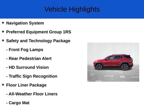 New 2026 Chevrolet Equinox RS w/ Convenience Package III image 2