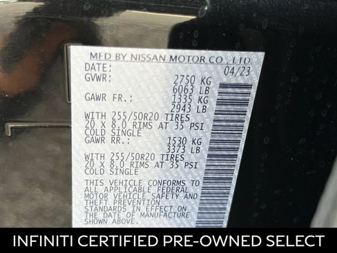 Certified 2023 INFINITI QX60 Luxe w/ Cargo Package FWD image 28