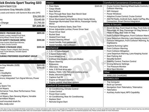 New 2026 Buick Envista Sport Touring w/ Convenience I Package image 42