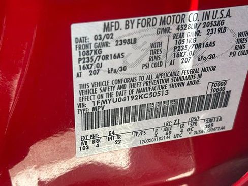 Used 2002 Ford Escape XLT AWD/4WD image 34